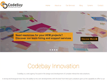 Tablet Screenshot of codebay-innovation.com